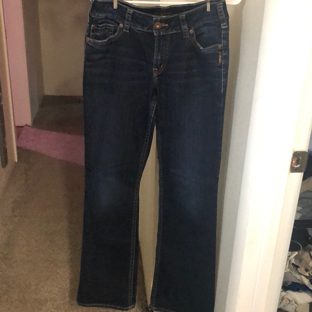Silver jeans